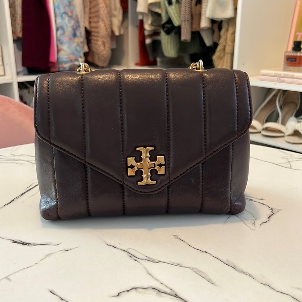 Tory Burch Small Kira Chevron Leather Convertible Shoulder Bag
